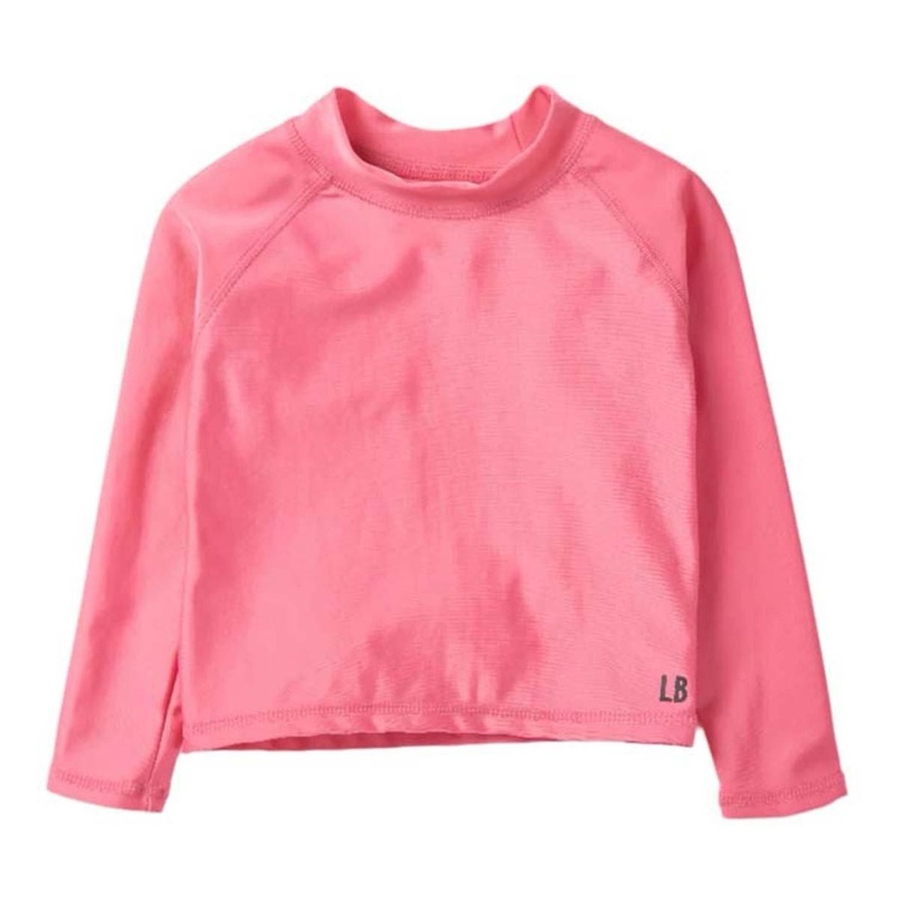 Little Bipsy Pink Long-Sleeve Kids Swim Rashguard